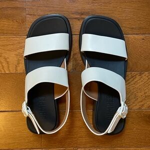 Camper Dana Leather 2-Strap Sandal, Size 37